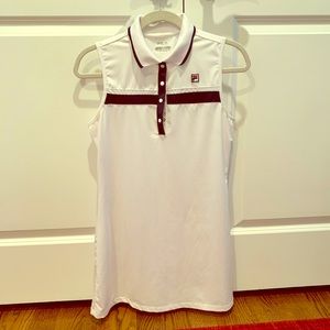 Classic and retro Fila tennis dress